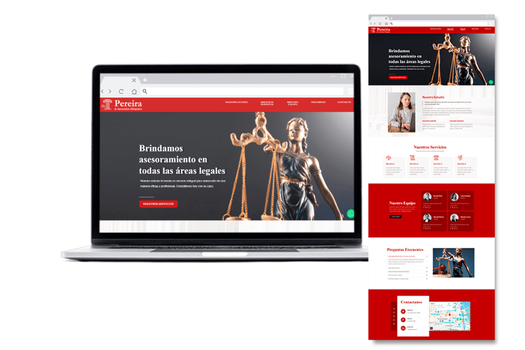 Diseño de web para abogados