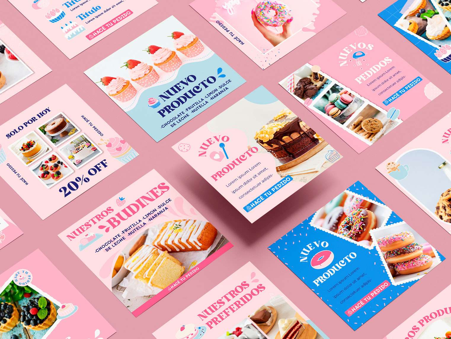 Plantilla para Instagram Pastelería