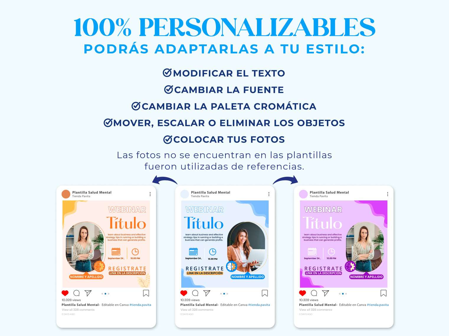 Plantilla para Instagram Salud Mental