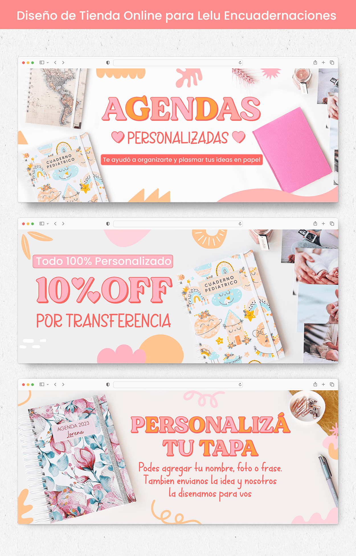 Diseño de Tienda Online para Lelu Encuadernaciones