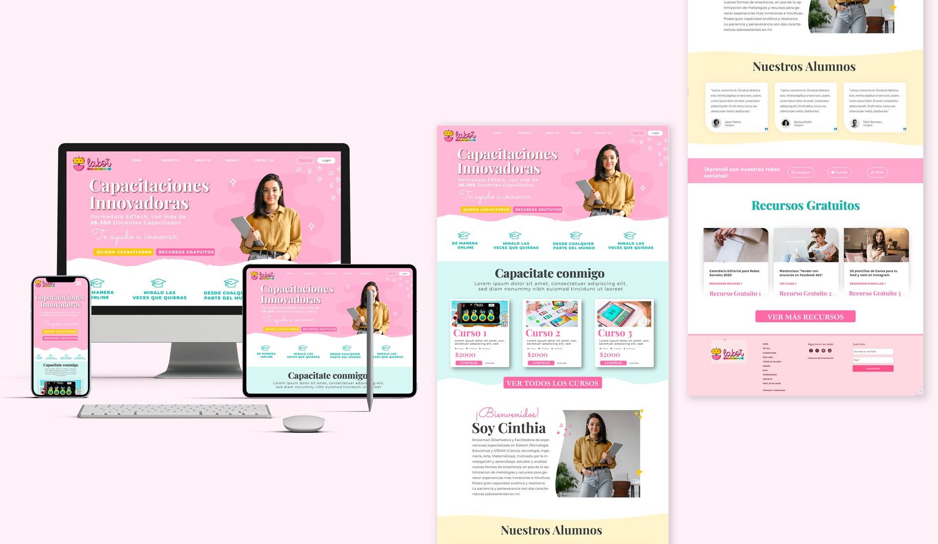 Diseño web para Labot