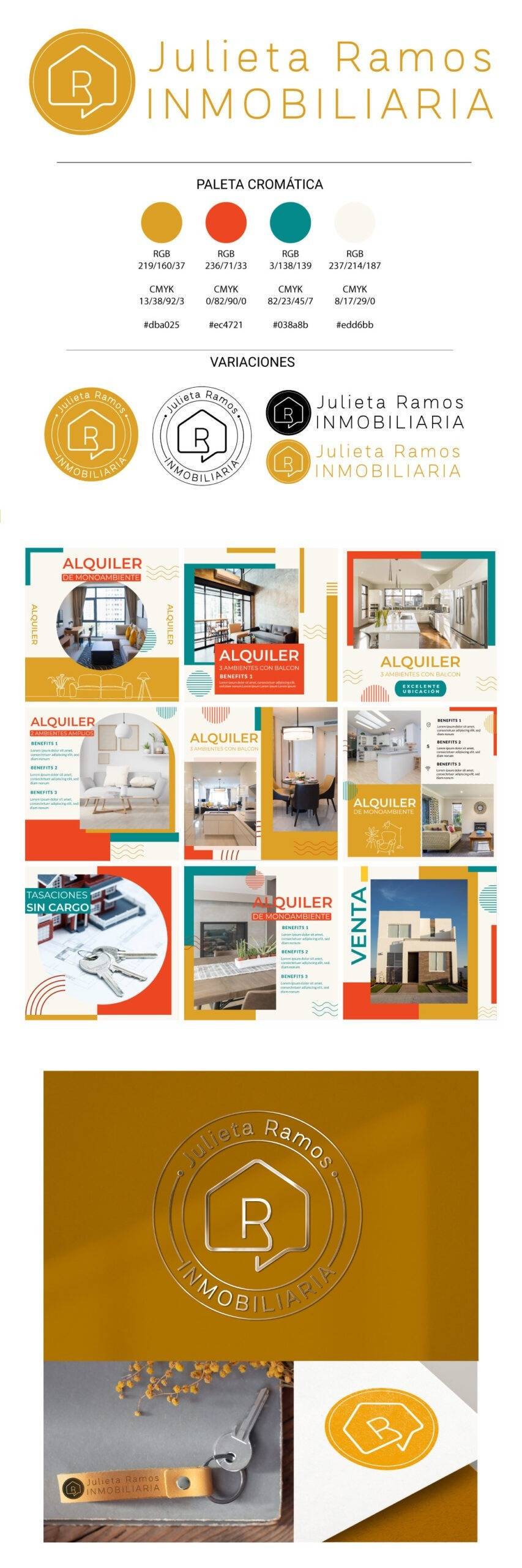 diseño identidad visual para inmobiliaria